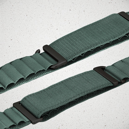 Mobilize Nylon Watch Band - Alpine - Black Connector - For Apple 38/40/41Mm - Green
