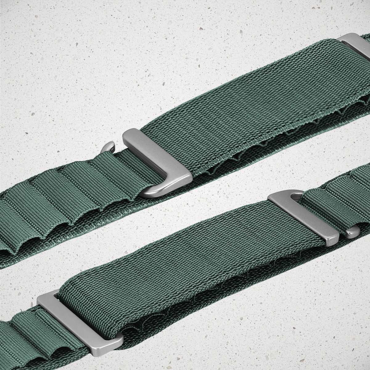 Mobilize Nylon Watch Band - Alpine - Titanium Connector - For Apple 38/40/41Mm - Green
