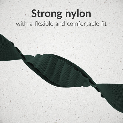 Mobilize Nylon Watch Band - Alpine - Titanium Connector - For Apple 42/44/45/49Mm - Dark Green