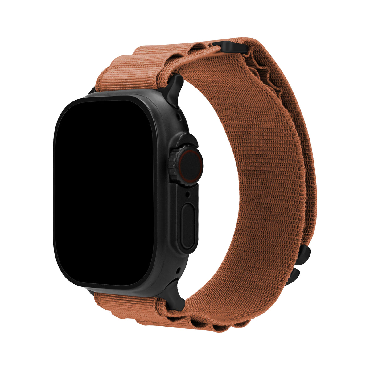 Mobilize Nylon Watch Band - Alpine - Black Connector - For Apple 38/40/41Mm - Terracotta