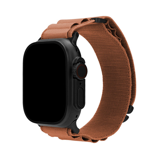 Mobilize Nylon Watch Band - Alpine - Black Connector - For Apple 38/40/41Mm - Terracotta