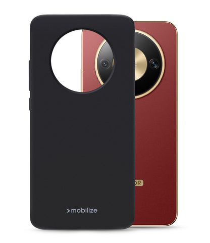 Mobilize Rubber Gelly Case Honor Magic8 Lite Matt Black