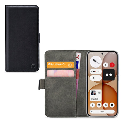 Mobilize Classic Gelly Wallet Book Case Nothing Phone (4A) Black