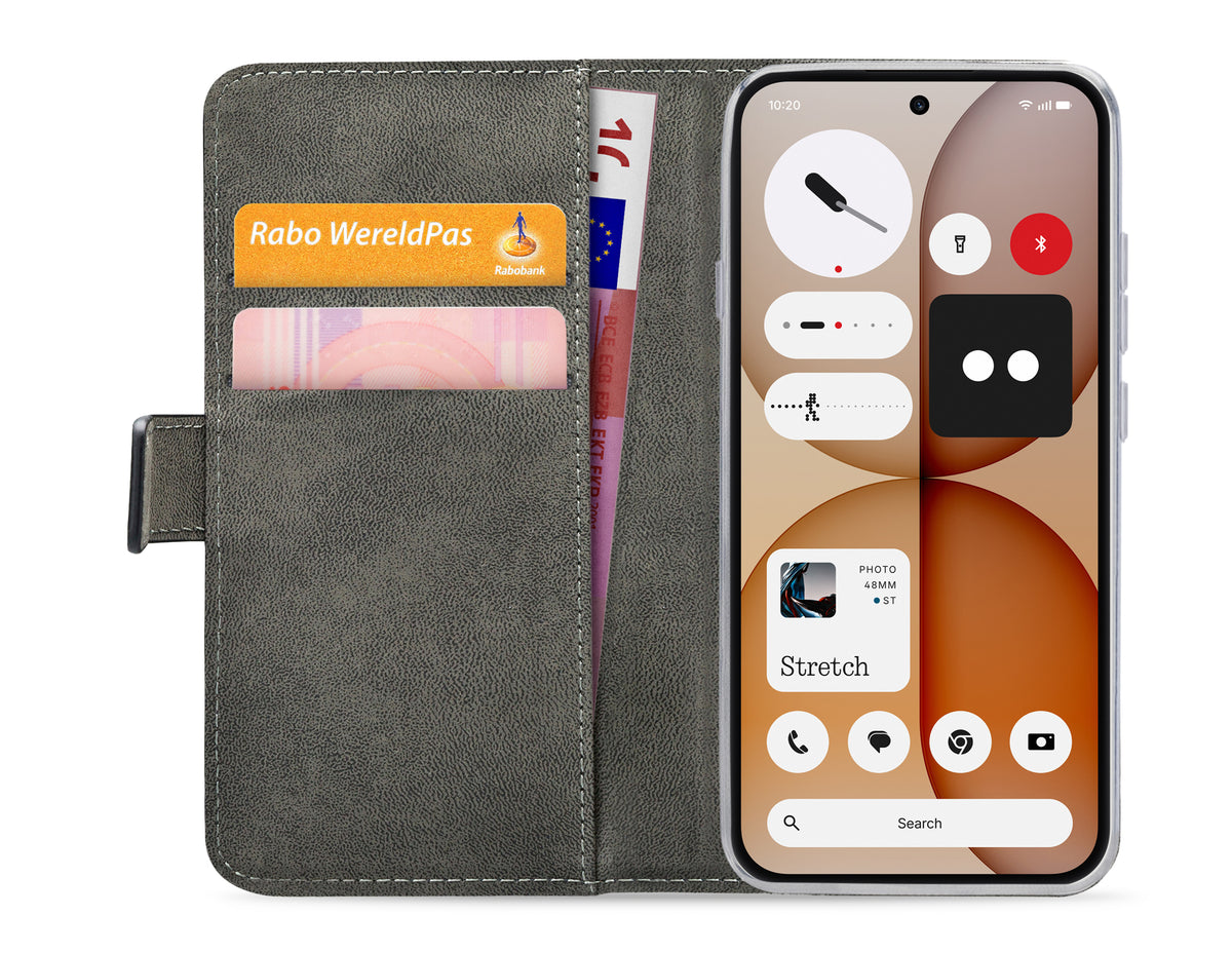 Mobilize Classic Gelly Wallet Book Case Nothing Phone (4A) Black