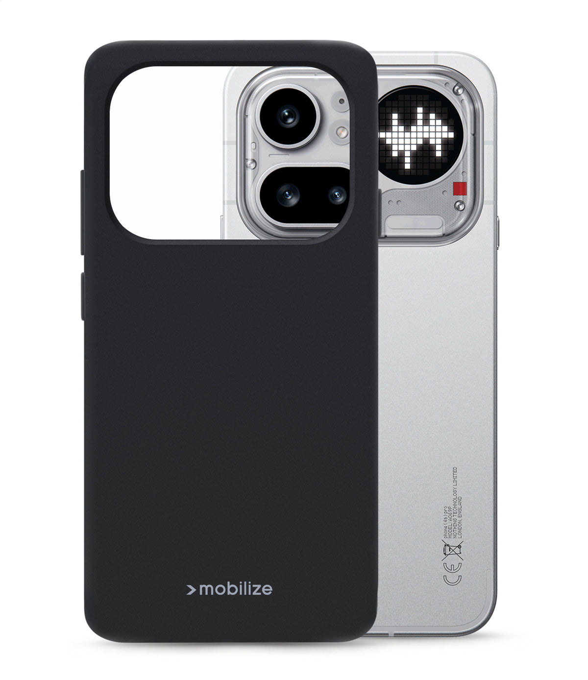 Mobilize Rubber Gelly Case Nothing Phone (4A) Pro Matt Black