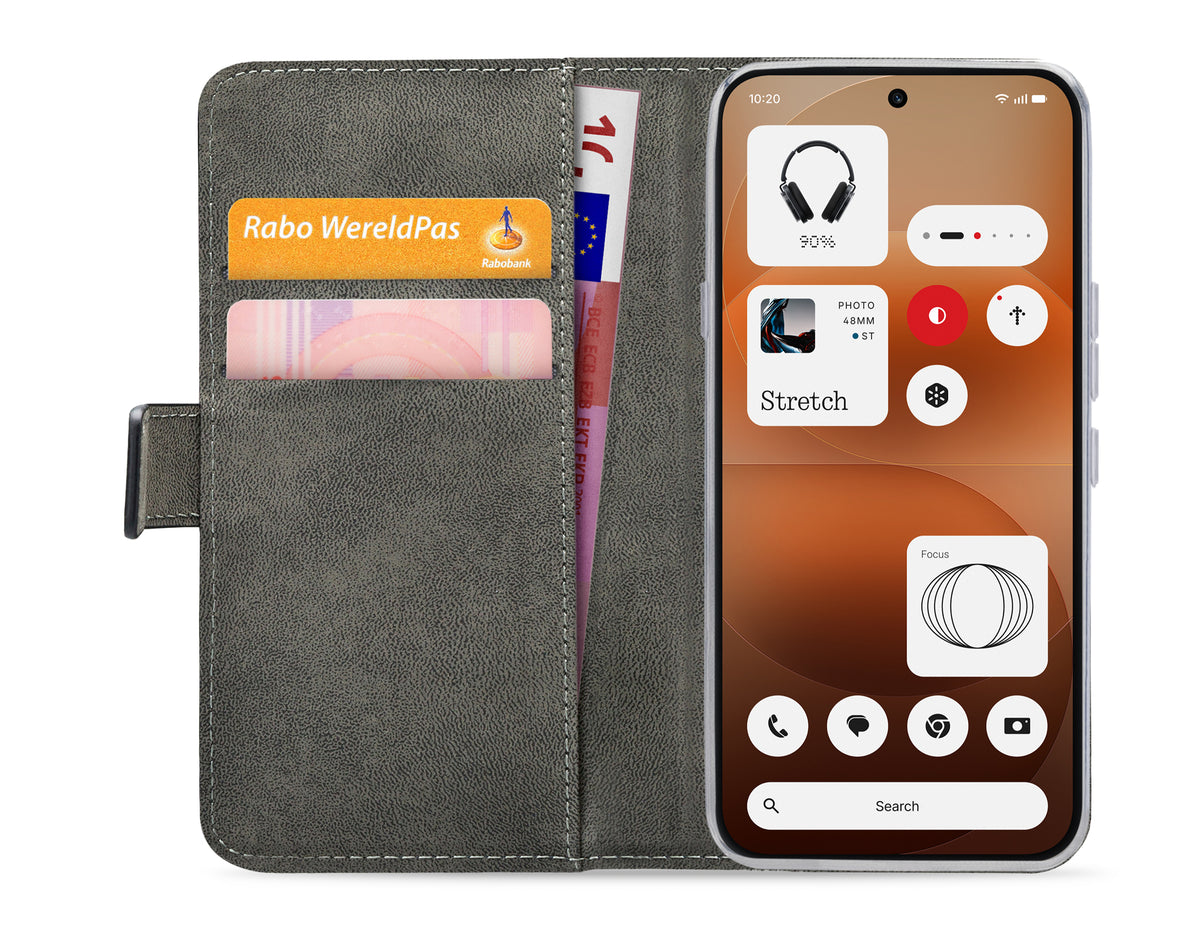Mobilize Classic Gelly Wallet Book Case Nothing Phone (4A) Pro Black