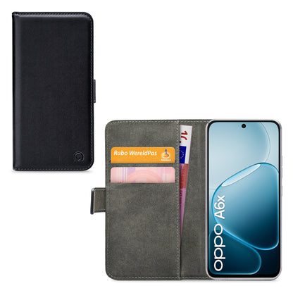 Mobilize Classic Gelly Wallet Book Case Oppo A6X 4G/5G Black