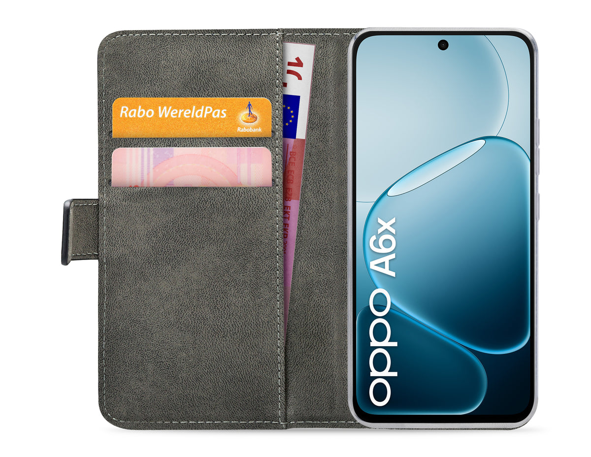 Mobilize Classic Gelly Wallet Book Case Oppo A6X 4G/5G Black