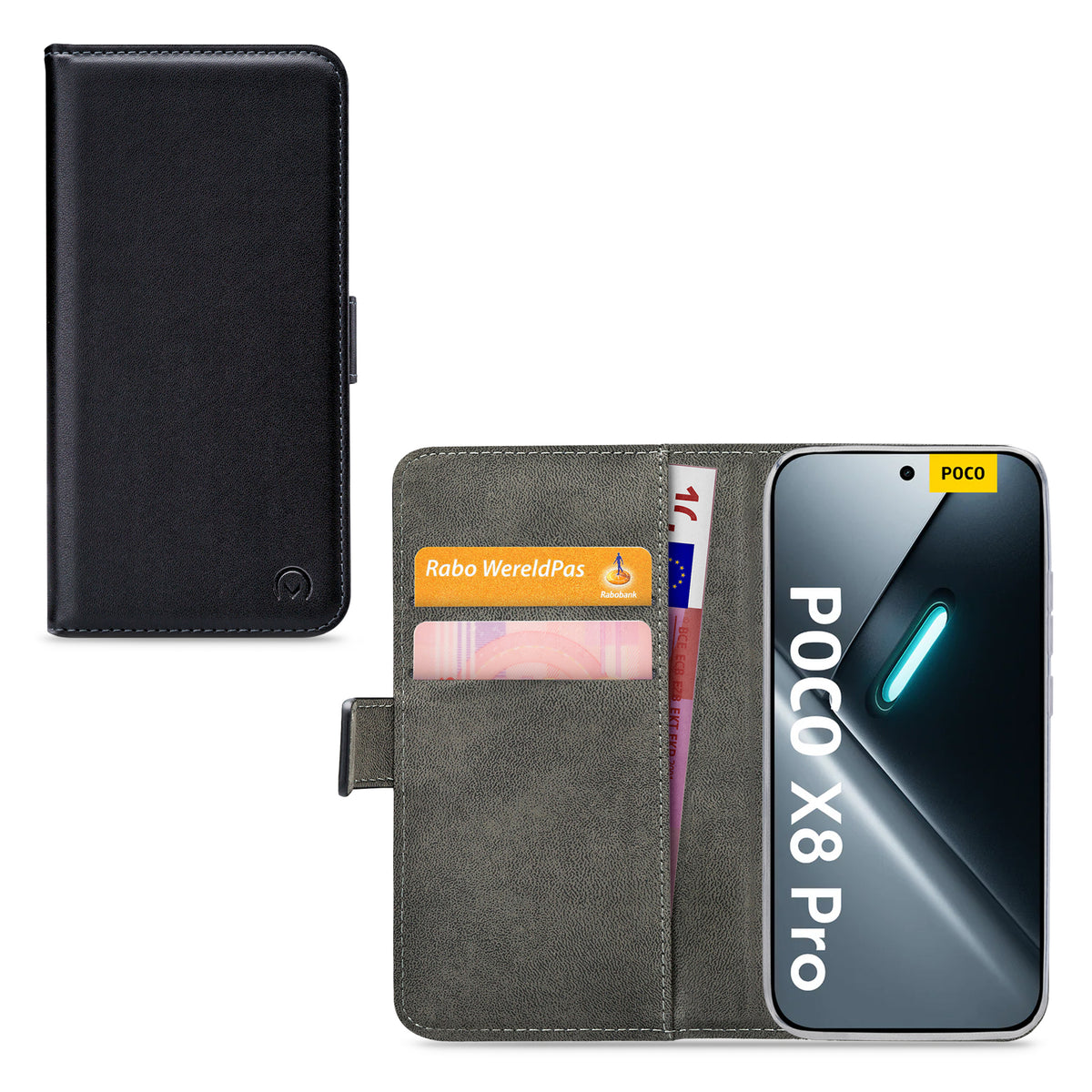 Mobilize Classic Gelly Wallet Book Case Xiaomi Poco X8 Pro 5G Black
