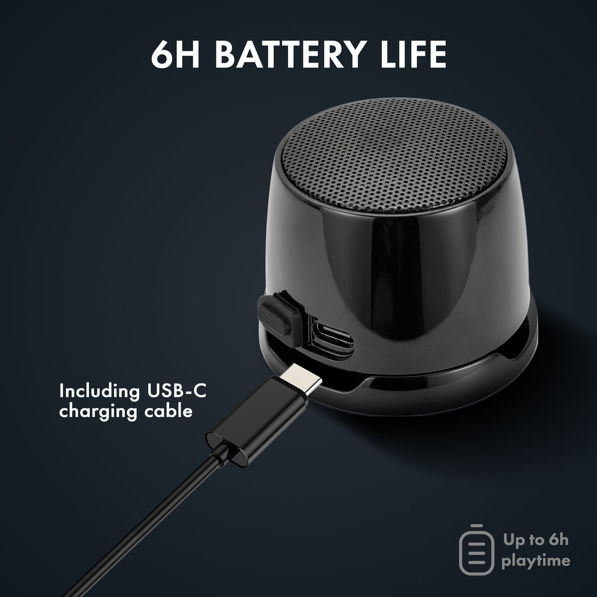 My Style Magsnap Bt Speaker Magsafe Compatible Black