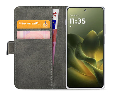 Mobilize Classic Gelly Wallet Book Case Motorola Edge 70 Pro Black