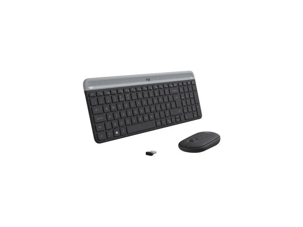 Logitech MK470 Slim Combo | Draadloze Muis- en Toetsenbordcombo | QWERTY - Essentify