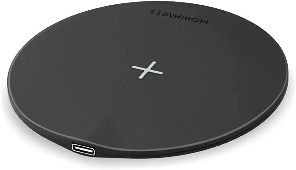 Mobiparts Wireless Quick Charger | Draadloze Oplader 15W Flat Qi | Zwart - Essentify