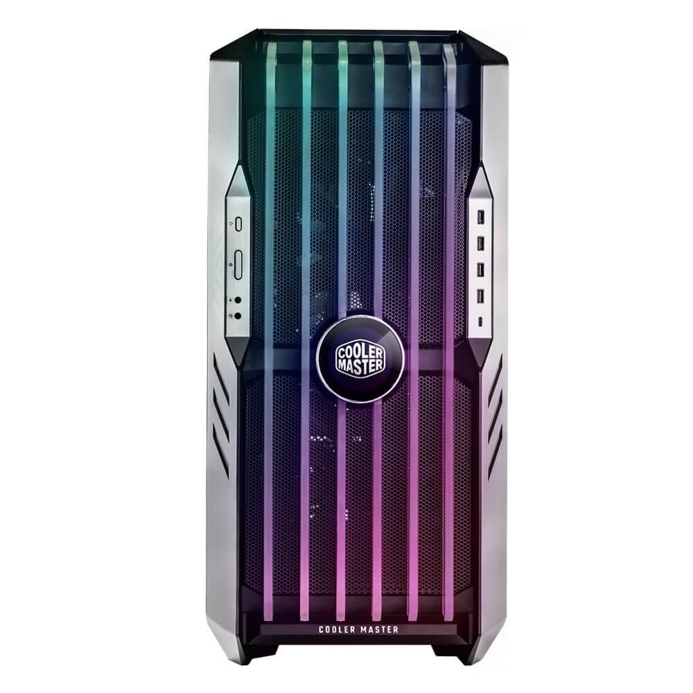 Cooler Master HAF 700 EVO | Full Tower Behuizing | Grijs | Panoramisch TG Paneel | ARGB & LCD Front Display