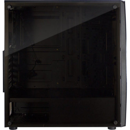 Inter-Tech Thunder Blue Light | Midi Tower Case | Zwart