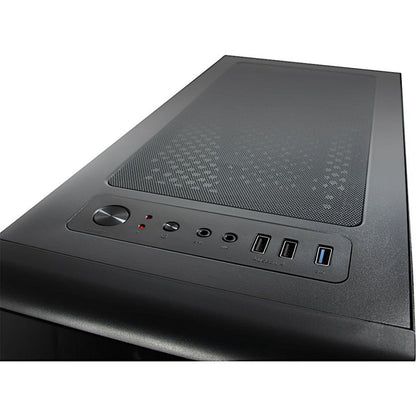 Inter-Tech CXC2 Blue Light | Midi Tower Case | Zwart