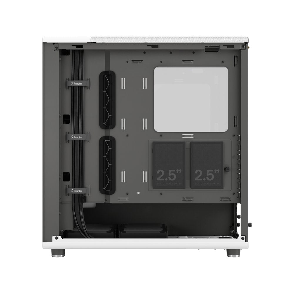 Fractal Design North | ATX Behuizing | Wit (Chalk White) | TG Side Panel (Transparant)