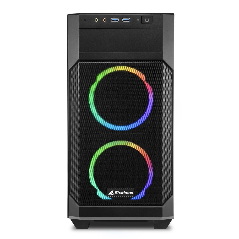 Sharkoon V1000 RGB | Micro Tower Behuizing | Zwart