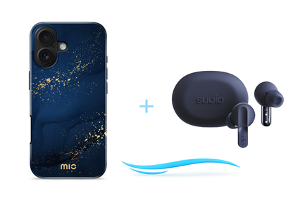 Sound & Protect Bundle | iPhone 17 Hoesje + Sudio N3 Pro Oordopjes