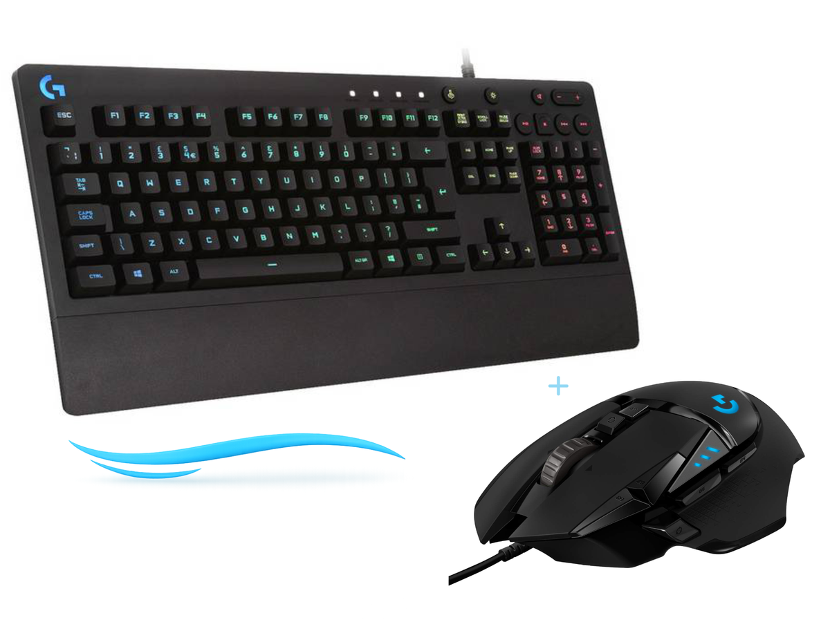 Core Gamer Bundle – Pro | Gaming Keyboard + Muis (G502 Hero & G213 RGB)