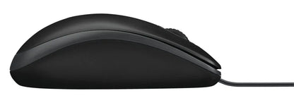 Logitech B100 | Bedrade Muis | Links- en Rechtshandig | USB-A | 800 DPI | Zwart - Essentify