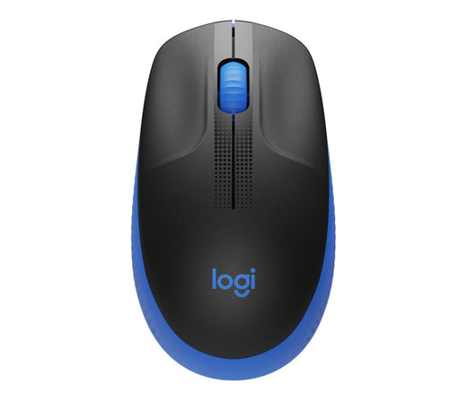 Logitech M190 | Draadloze Muis | Links- en Rechtshandig | RF | 1000 DPI | Zwart/Blauw
