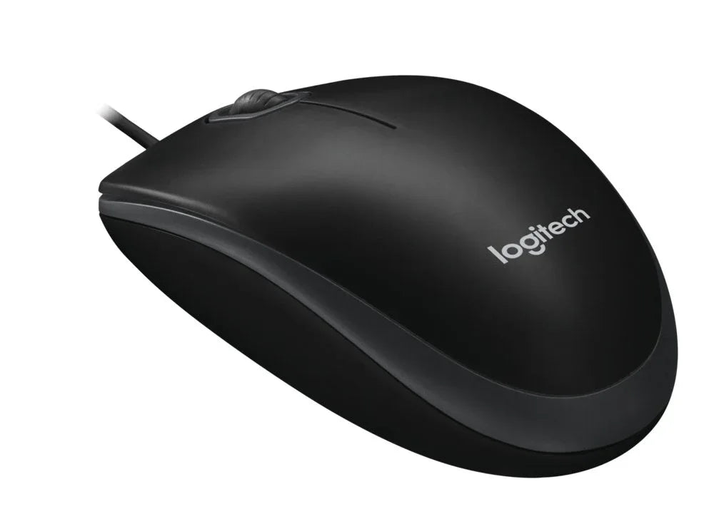 Logitech B100 | Bedrade Muis | Links- en Rechtshandig | USB-A | 800 DPI | Zwart - Essentify