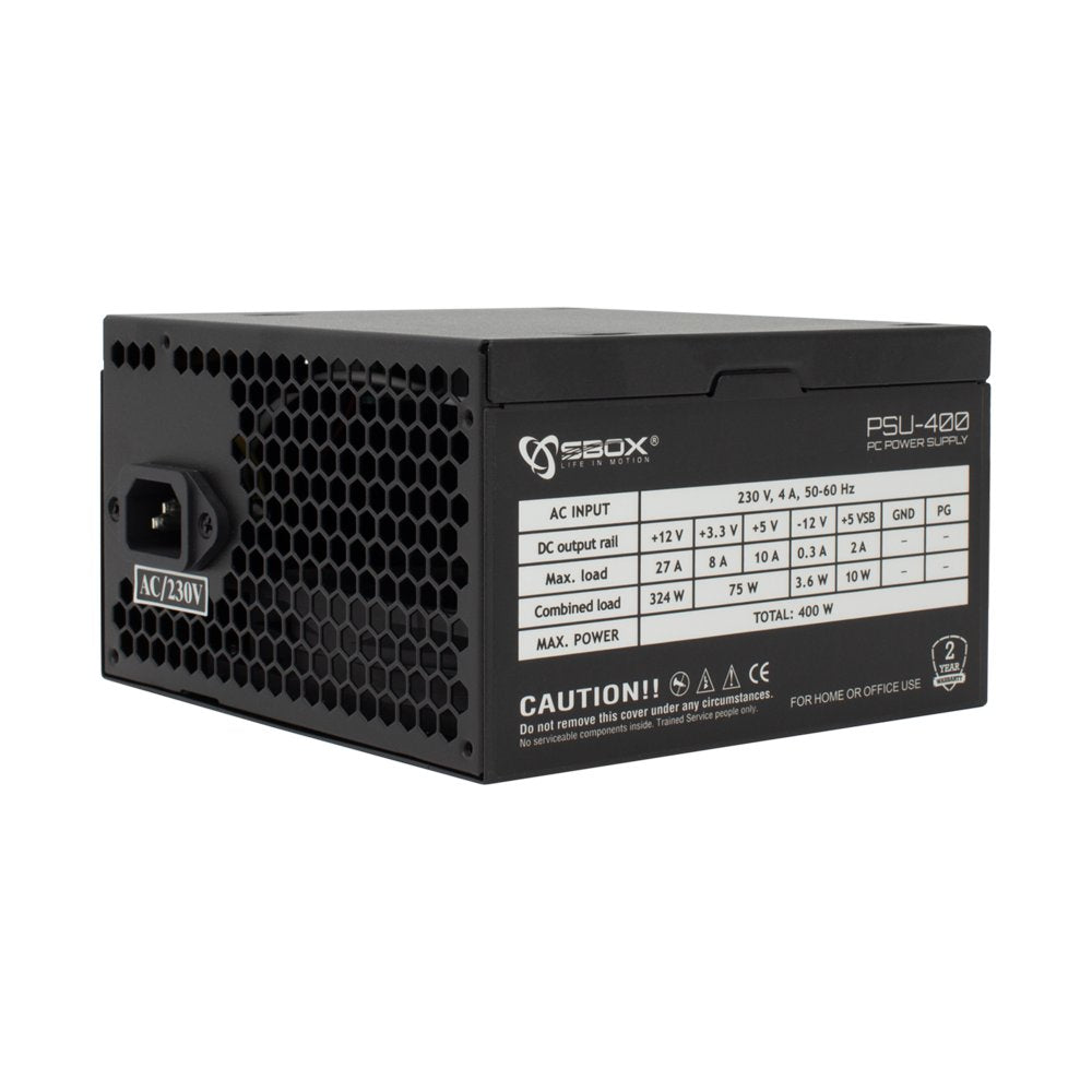 SBOX PCC-12 | Micro-ATX PC Case | Inclusief 500W PSU | USB 3.0 | Behuizing