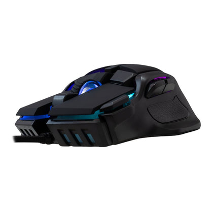 Baracuda PIRANHA RGB | Bedrade Gaming Muis | USB-A | 7200 DPI | Zwart - Essentify