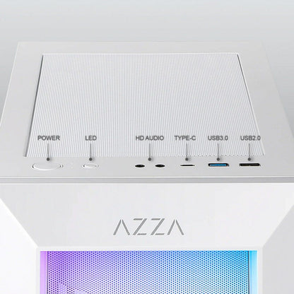 Case Azza Sentinel | Midi Tower | RGB | Wit