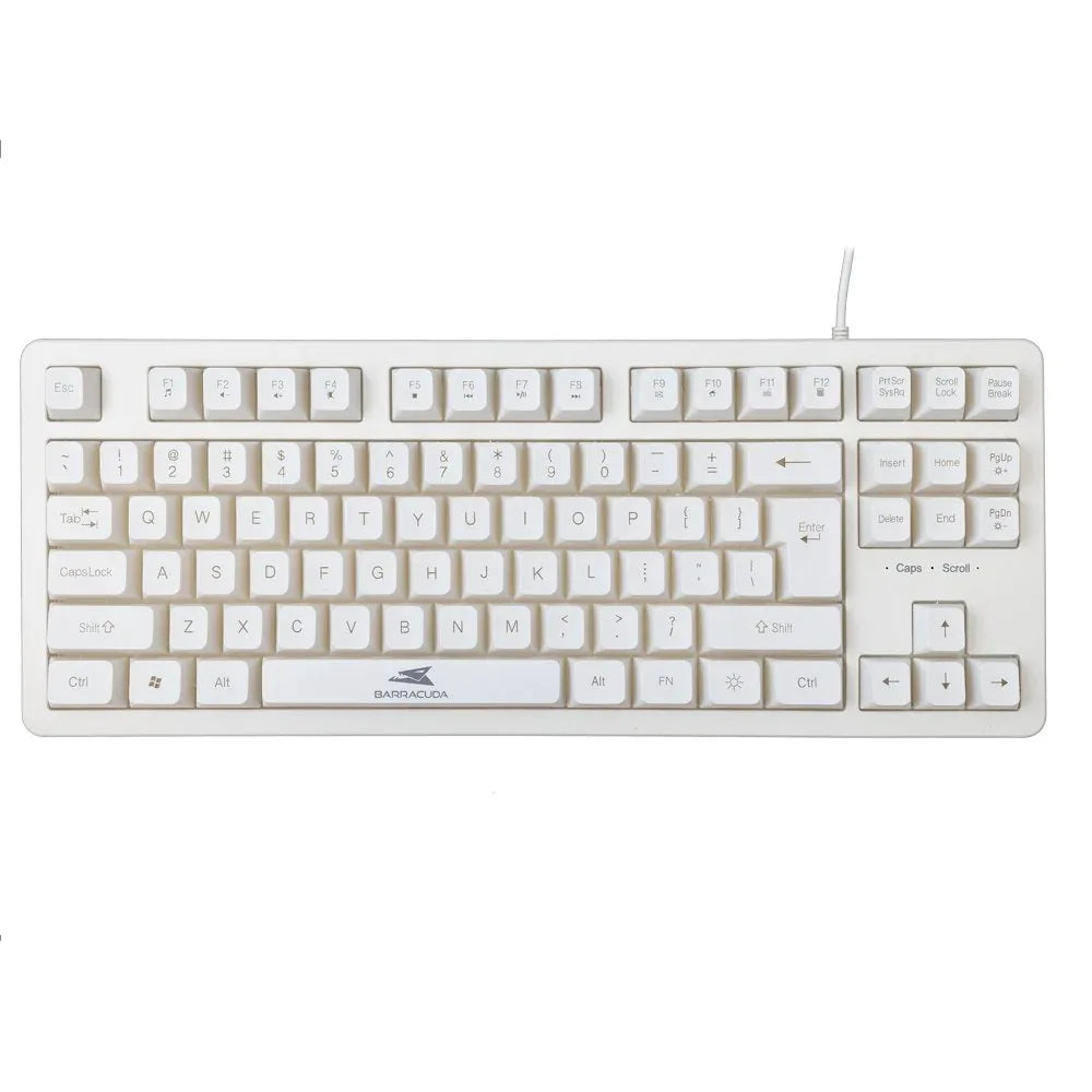 Baracuda KRILL RGB | Tenkeyless Bedraad Gaming Toetsenbord | QWERTY | Wit - Essentify