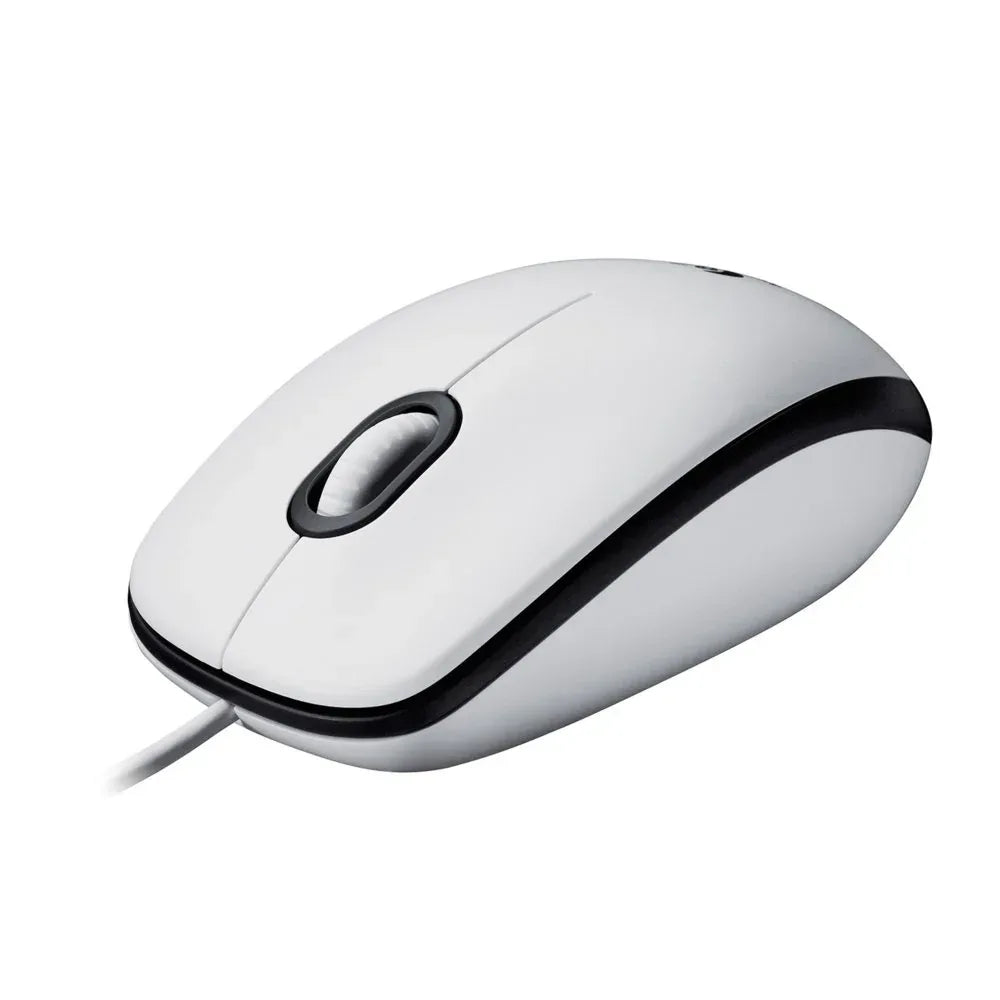 Logitech M100 | Bekabelde Muis | Links- en Rechtshandig | USB-A | 1000 DPI | Wit - Essentify