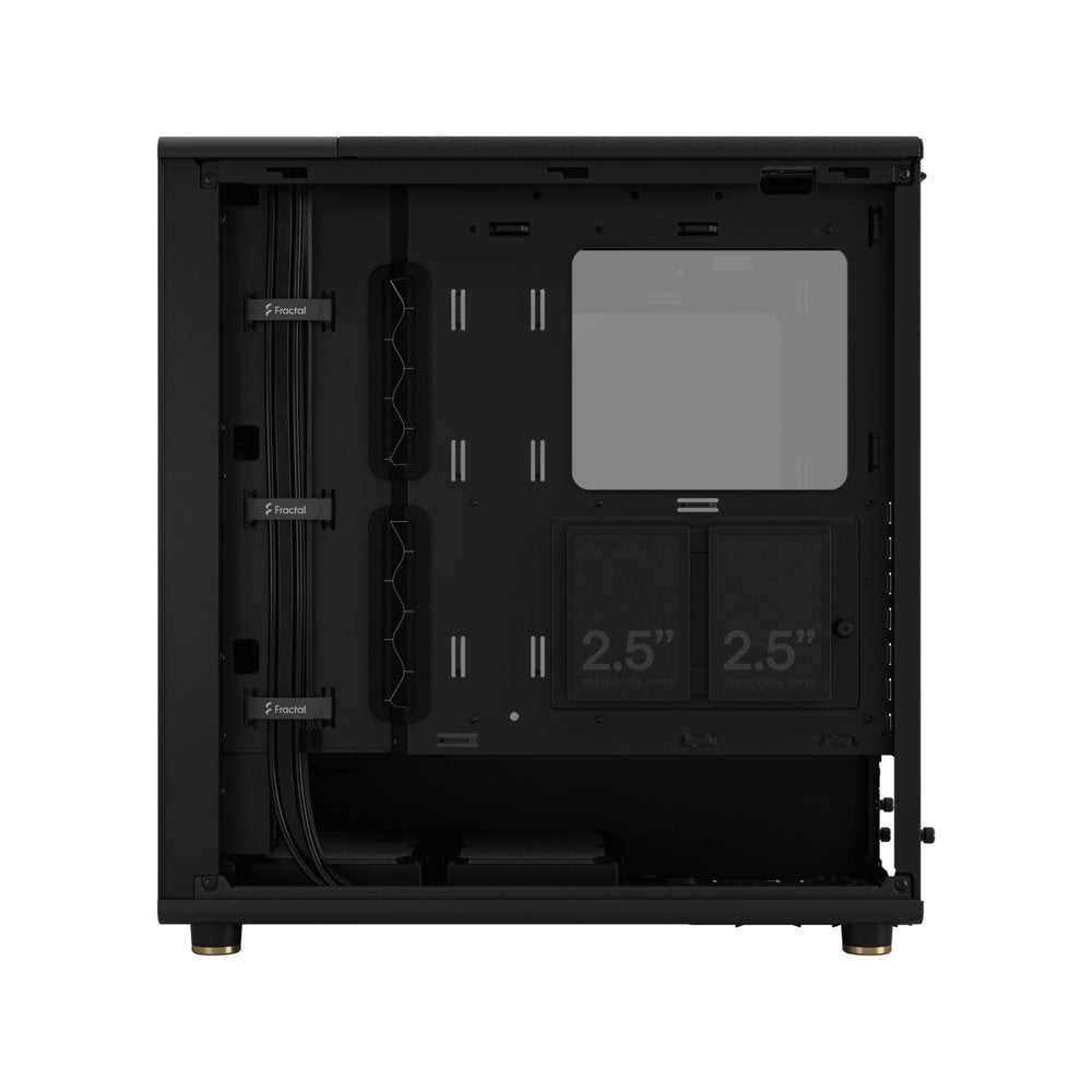 Fractal Design North TG Clear Charcoal | Midi Tower Case | Zwart