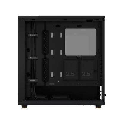 Fractal Design North TG Clear Charcoal | Midi Tower Case | Zwart