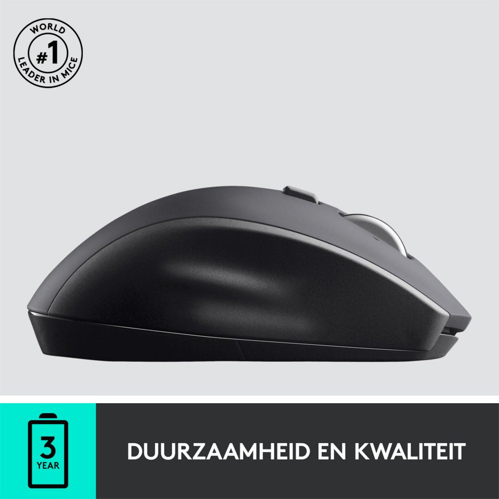 Logitech Marathon M705 | Draadloze Muis | Rechtshandig | RF | 1000 DPI | Zwart