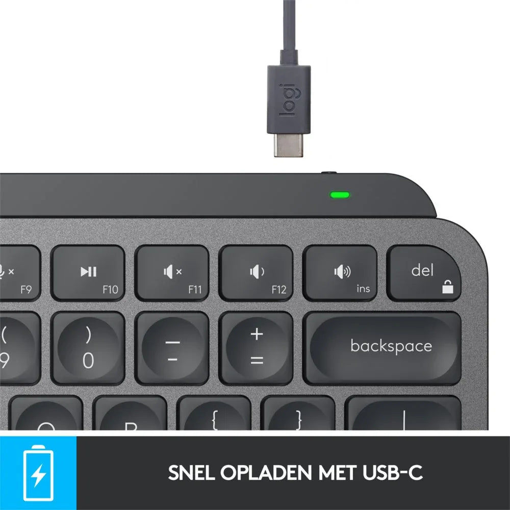 Logitech MX Keys Mini | Draadloos Verlicht Toetsenbord | QWERTY - Essentify