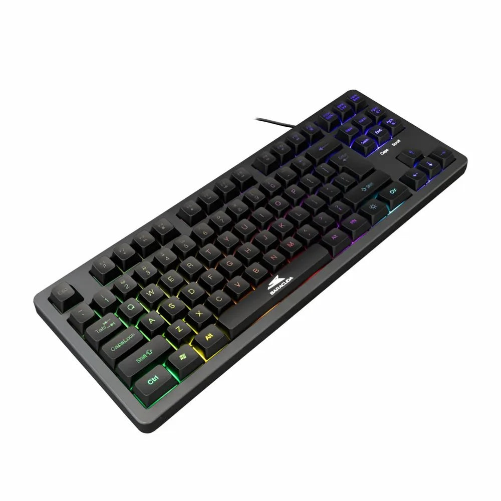Baracuda KRILL RGB | Tenkeyless Bedraad Gaming Toetsenbord | QWERTY | Zwart - Essentify