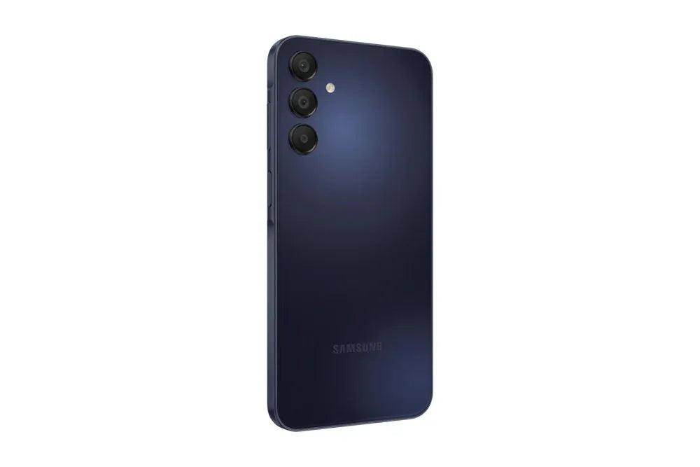 Samsung Galaxy A15 | 6.5" Display | Android 14 | 4G | 4 GB RAM | 128 GB Opslag | 5000 mAh | Zwart/Blauw - Essentify