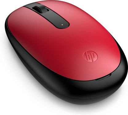 HP 240 Empire Red | Bluetooth Muis | Links- en Rechtshandig | 1600 DPI | Rood/Zwart - Essentify