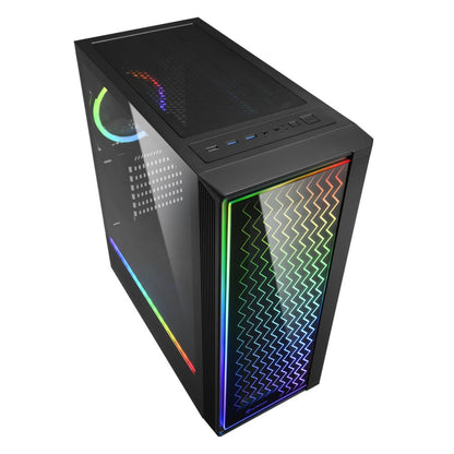 Sharkoon RGB LIT 200 | Midi Tower Behuizing | Zwart