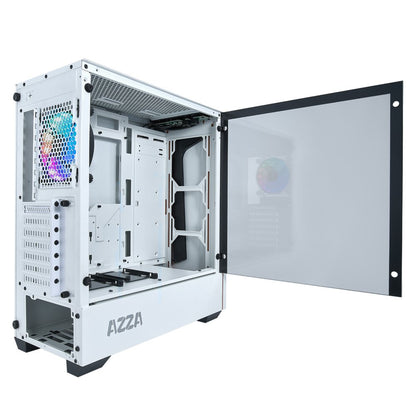 Azza Apollo 430 RGB | Midi Tower Case | Wit