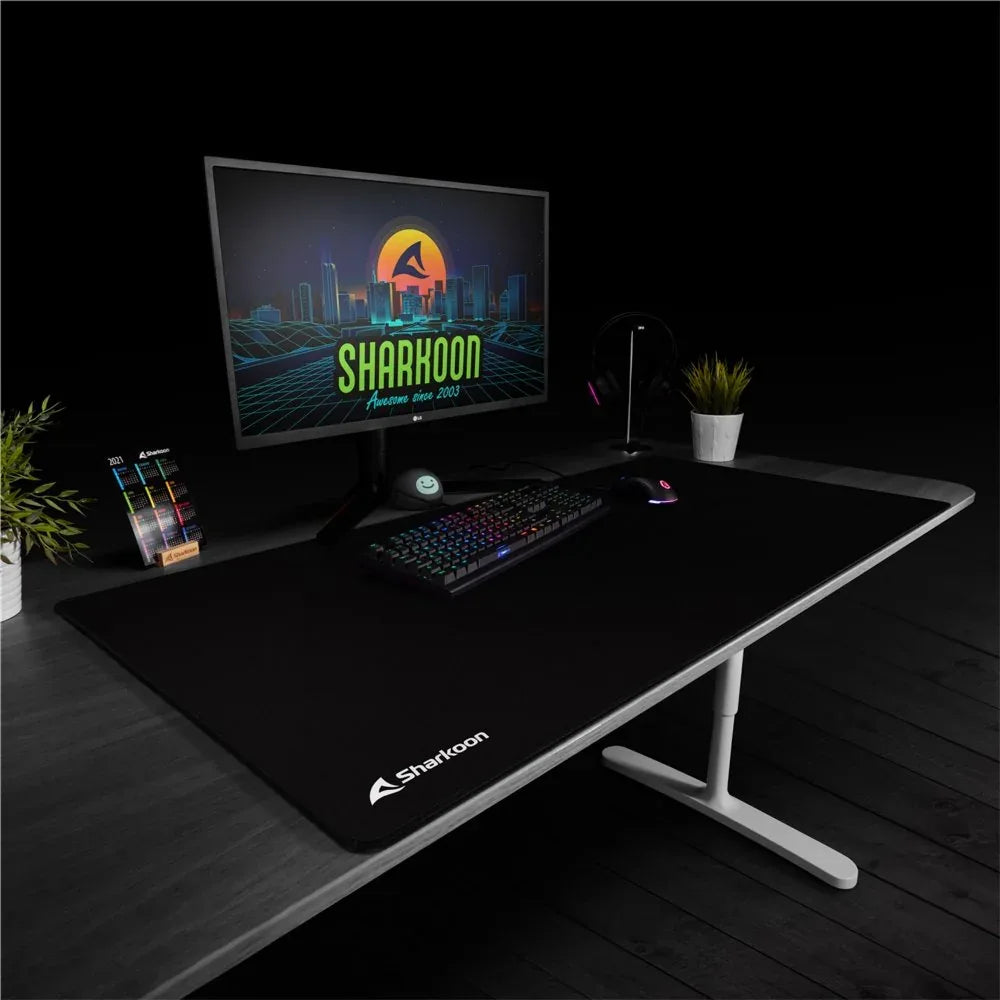 Sharkoon 1337 V2 | Big Game Muismat | Zwart - Essentify
