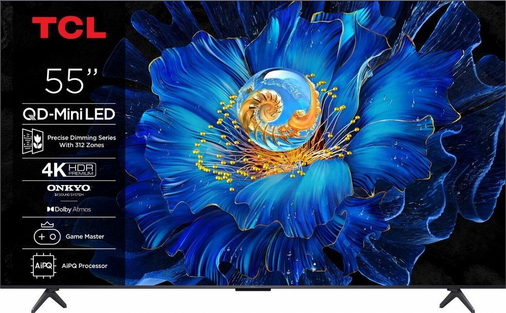 TCL 55C61KS | 55" 4K Ultra HD QD-MiniLED Smart TV | 60Hz | Google TV + Wifi | Dolby Vision | HDMI 2.1 (2025)