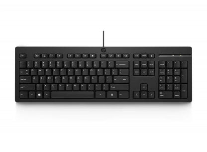 HP 125 | Bedraad Toetsenbord | USB | QWERTY US International | Zwart - Essentify