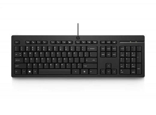 HP 125 | Bedraad Toetsenbord | USB | QWERTY US International | Zwart - Essentify