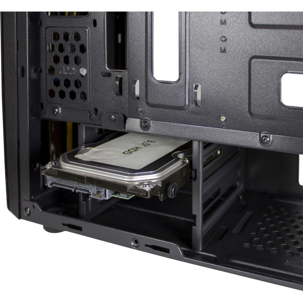 Inter-Tech Thunder Blue Light | Midi Tower Case | Zwart