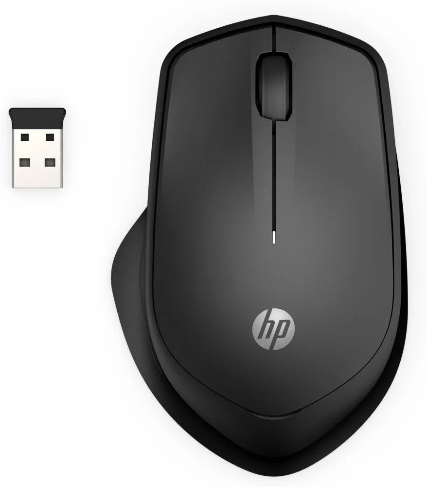 HP 280 Silent | Draadloze Muis | Links- en Rechtshandig | RF | 1200 DPI | Zwart - Essentify