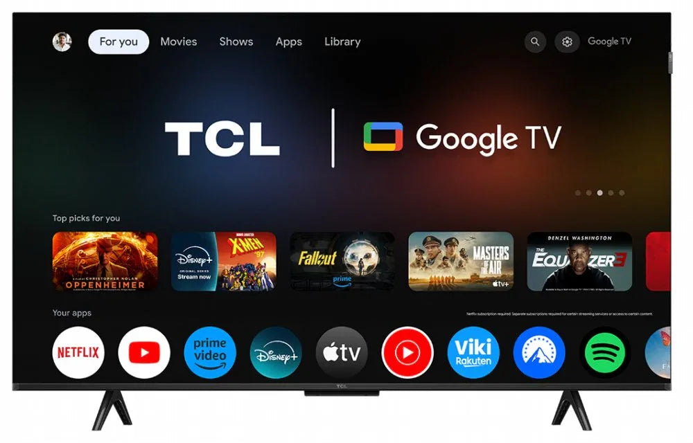 TCL 65P79K | 65" 4K Ultra HD QLED Smart TV | Google TV | Dolby Vision | 60Hz (2025) - Essentify