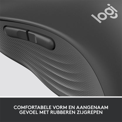 Logitech Signature M650 | Draadloze Muis | RF-Draadloos + Bluetooth | 1000 DPI | Grafiet