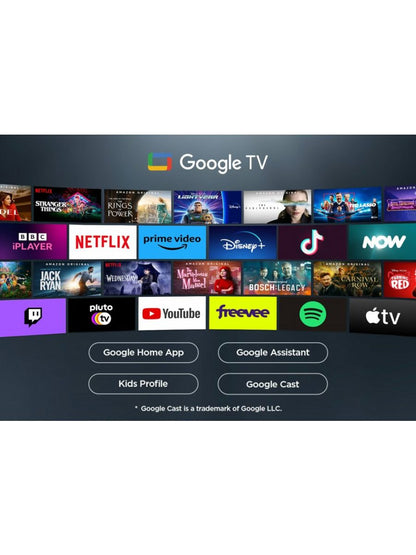 TCL 43V6C | 43" 4K Ultra HD DLED Smart TV | Google TV | Dolby Vision | 60Hz | HDMI 2.1